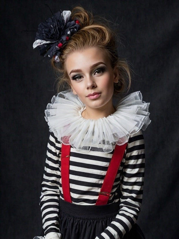 "Vintage Circus Performer Costume for Girls"