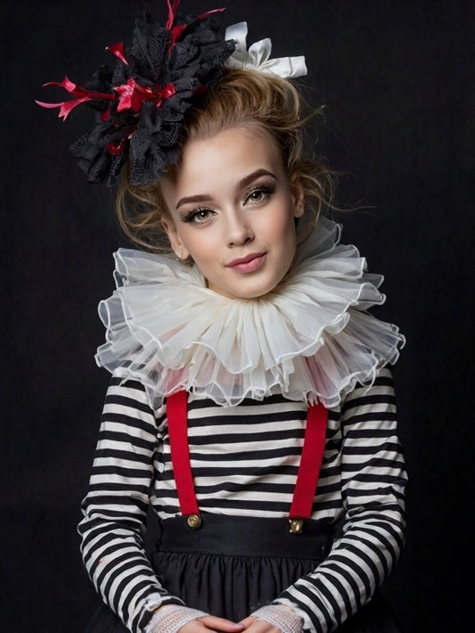 "Vintage Circus Performer Costume for Girls"