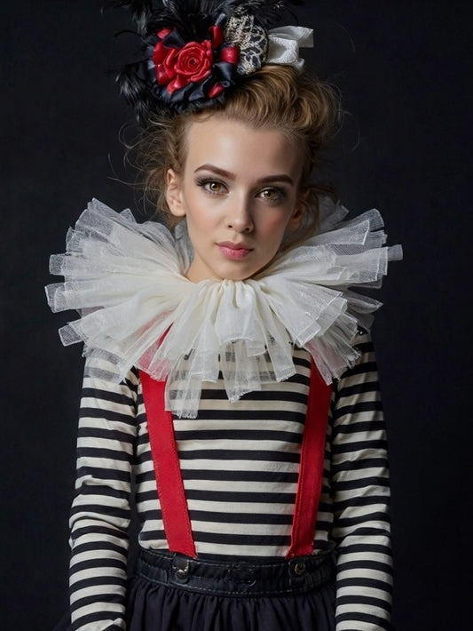"Vintage Circus Performer Costume for Girls"