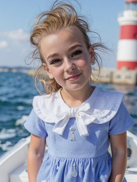"Nautical Navy Sailor Dress"